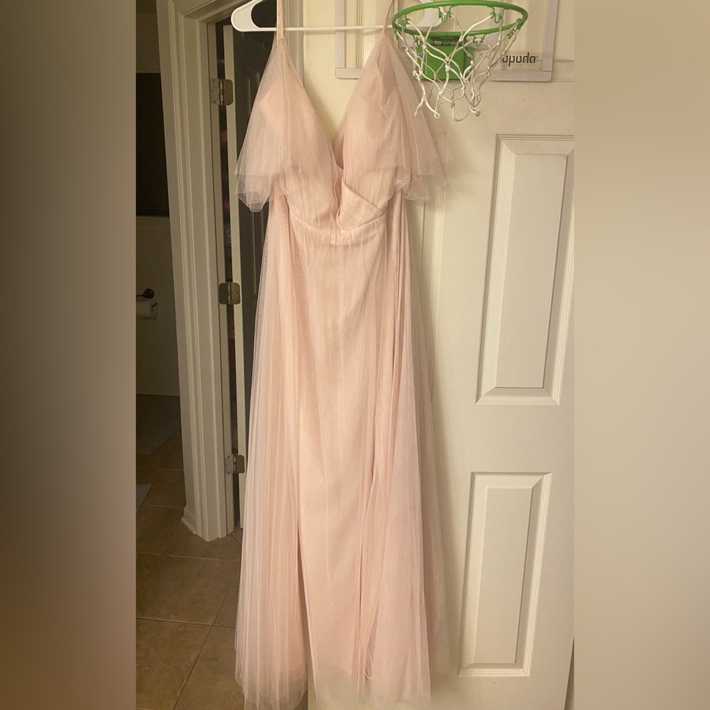 Long, pink dress from Anthropologie. Never worn…perfect for a formal or wedding.